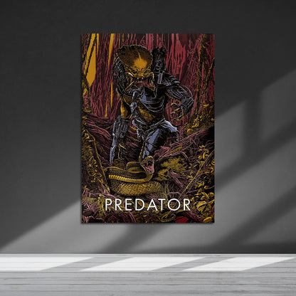 Flex Designs Metal Poster Predator Sketch 5 x 7" Home Goods - Movie 1987 Movie Metal Poster