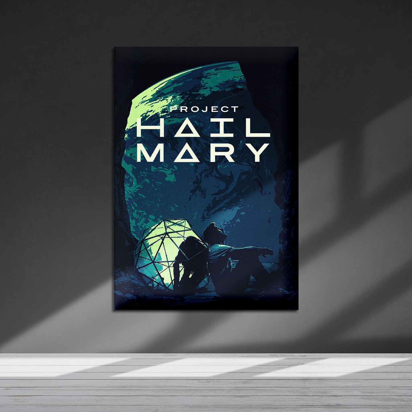 Flex Designs Metal Poster Project Hail Mary Simple 5 x 7" Home Goods - Movie 2026 Movie Metal Poster