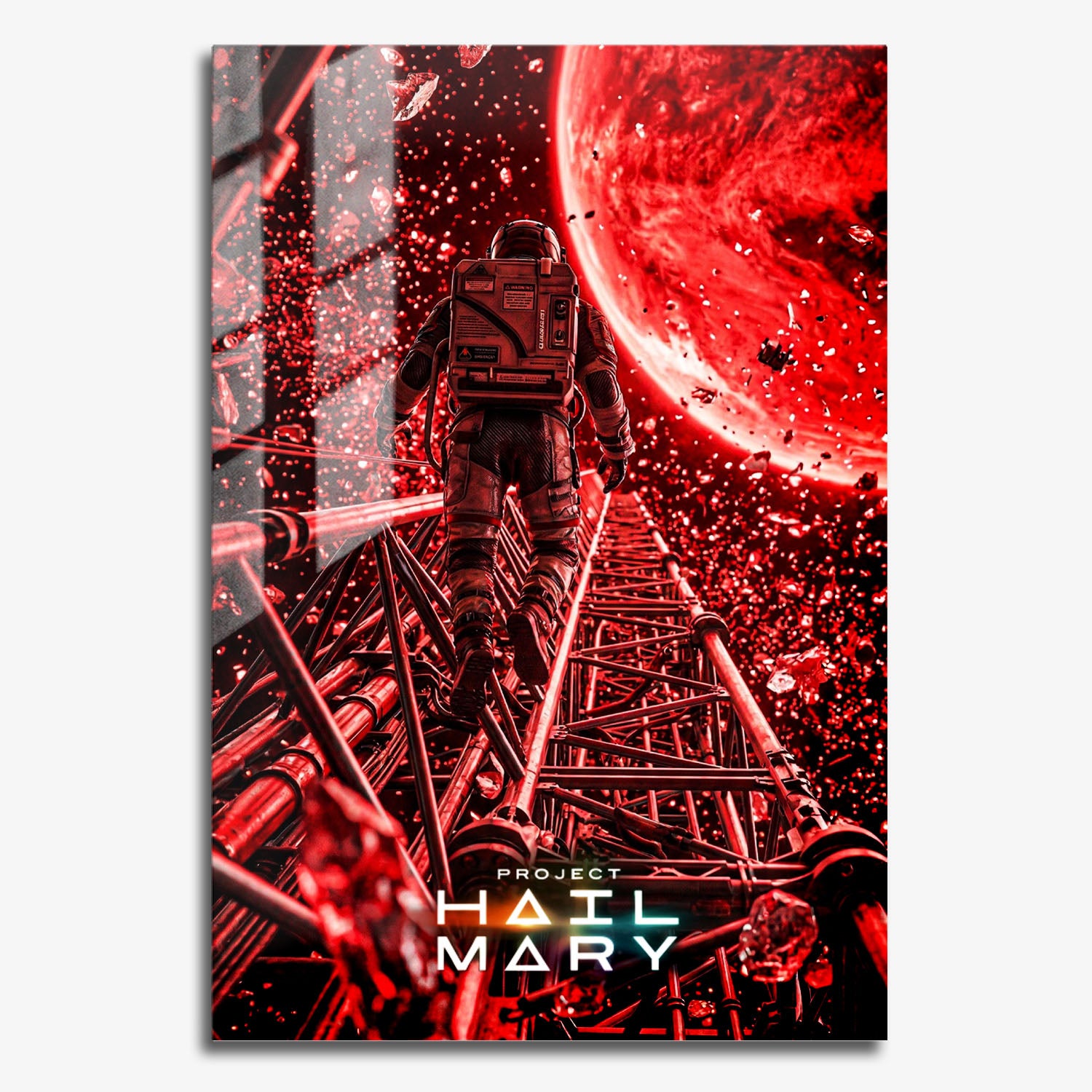 Flex Designs Metal Poster Project Hail Mary Astrophage 11 x 17" Home Goods - Movie 2026 Movie Metal Poster