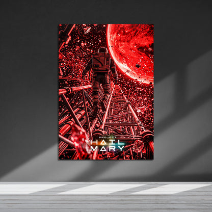 Flex Designs Metal Poster Project Hail Mary Astrophage 5 x 7" Home Goods - Movie 2026 Movie Metal Poster