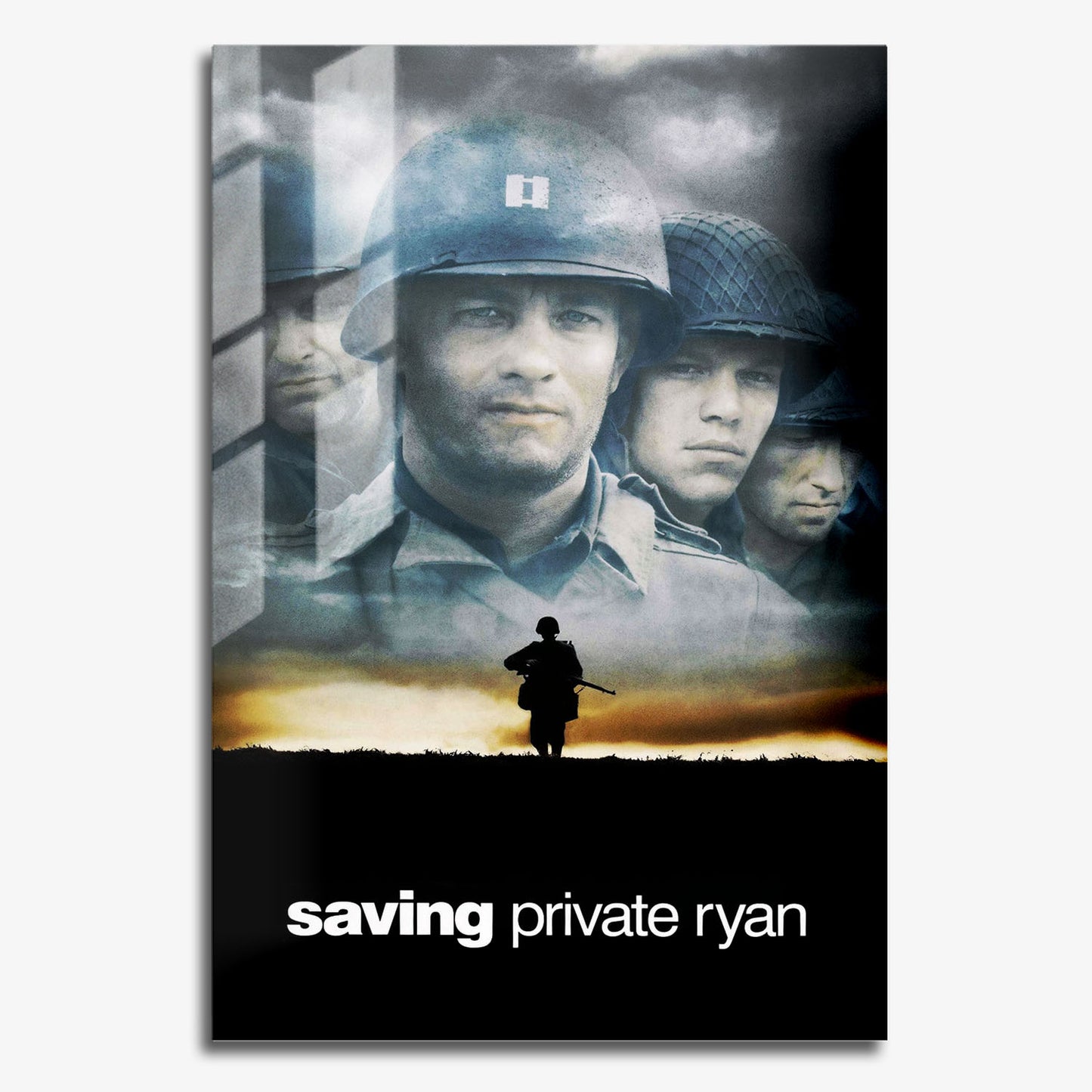 Flex Designs Metal Poster Saving Private Ryan 11 x 17" Home Goods - Movie 1998 Movie Metal Poster