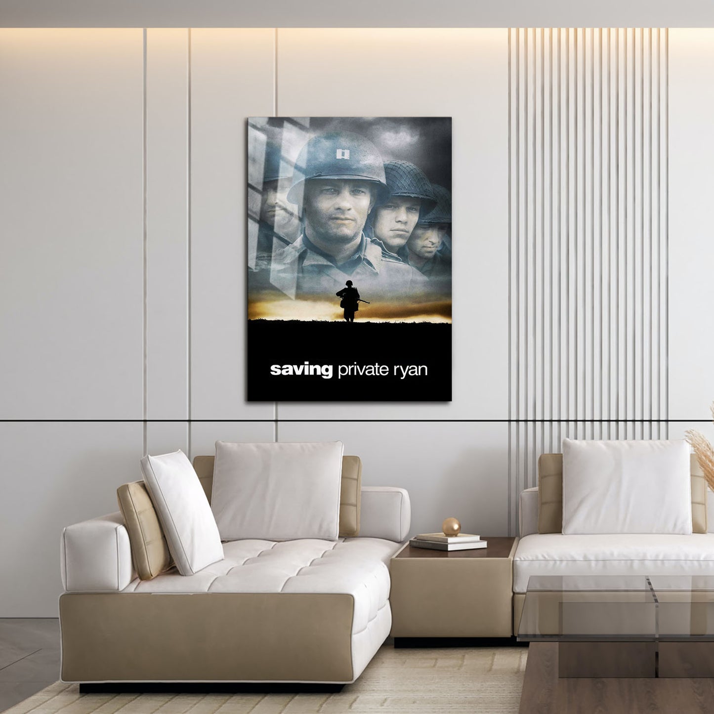 Flex Designs Metal Poster Saving Private Ryan 16 x 24" Home Goods - Movie 1998 Movie Metal Poster