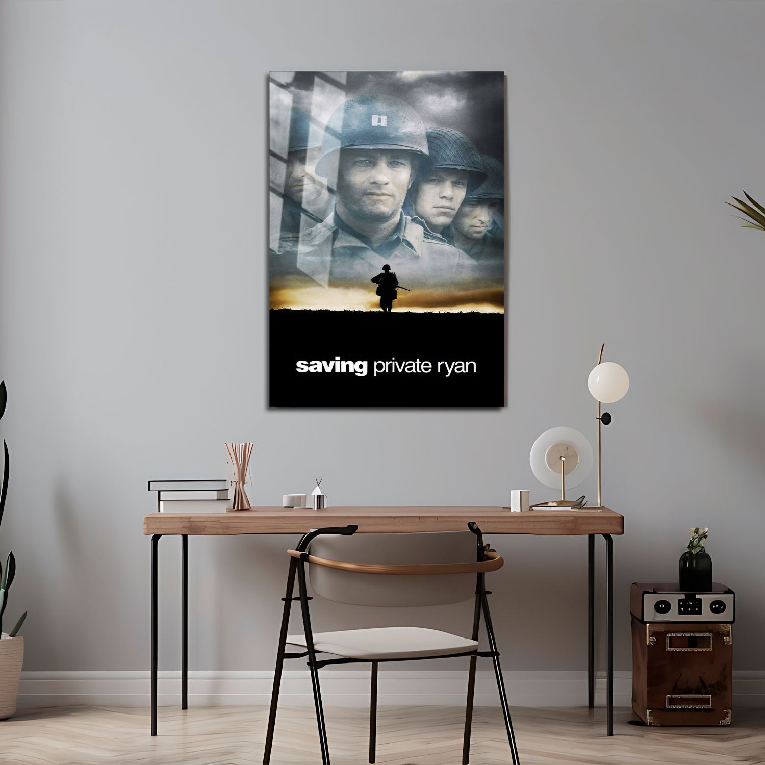 Flex Designs Metal Poster Saving Private Ryan 5 x 7" Home Goods - Movie 1998 Movie Metal Poster