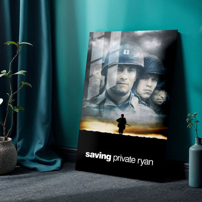 Flex Designs Metal Poster Saving Private Ryan 24 x 36" Home Goods - Movie 1998 Movie Metal Poster
