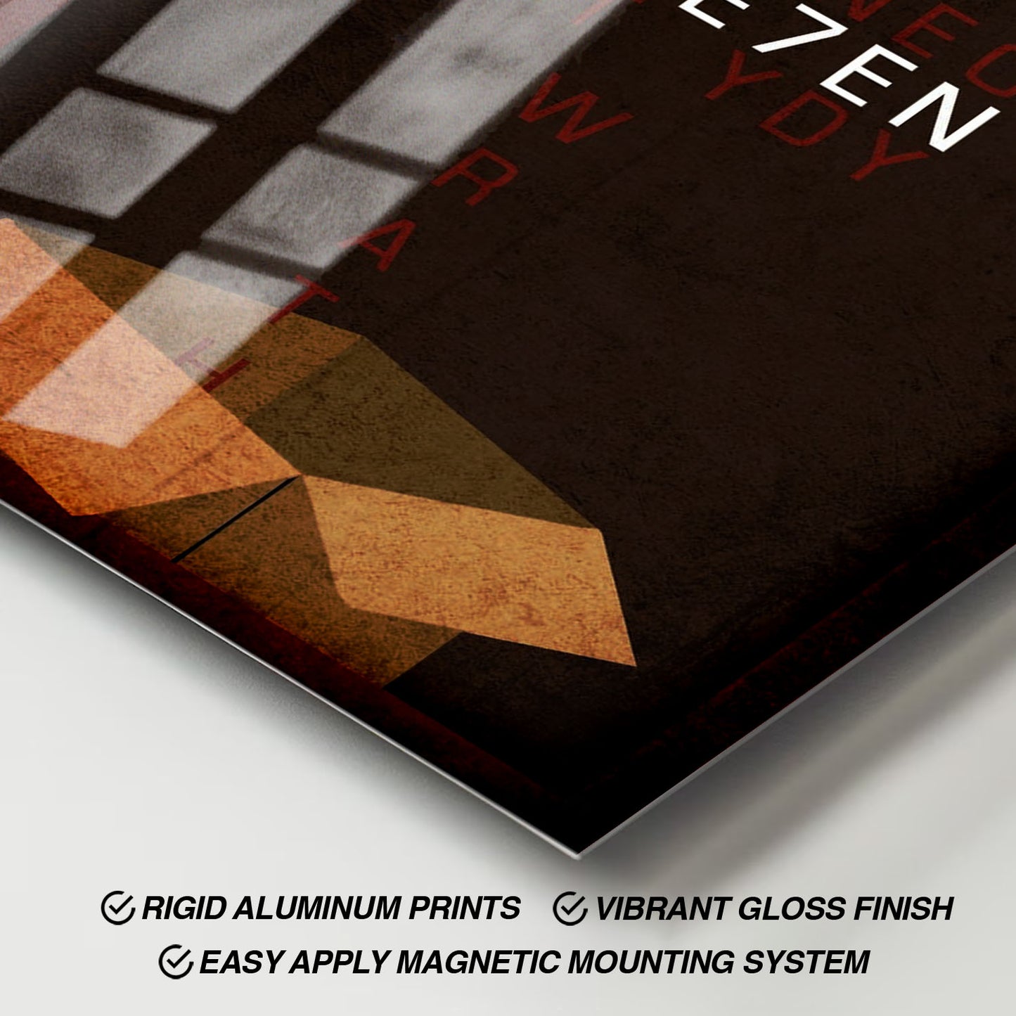 Flex Designs Metal Poster Se7en Minimalist 11 x 17" Home Goods - Movie 1995 Movie Metal Poster