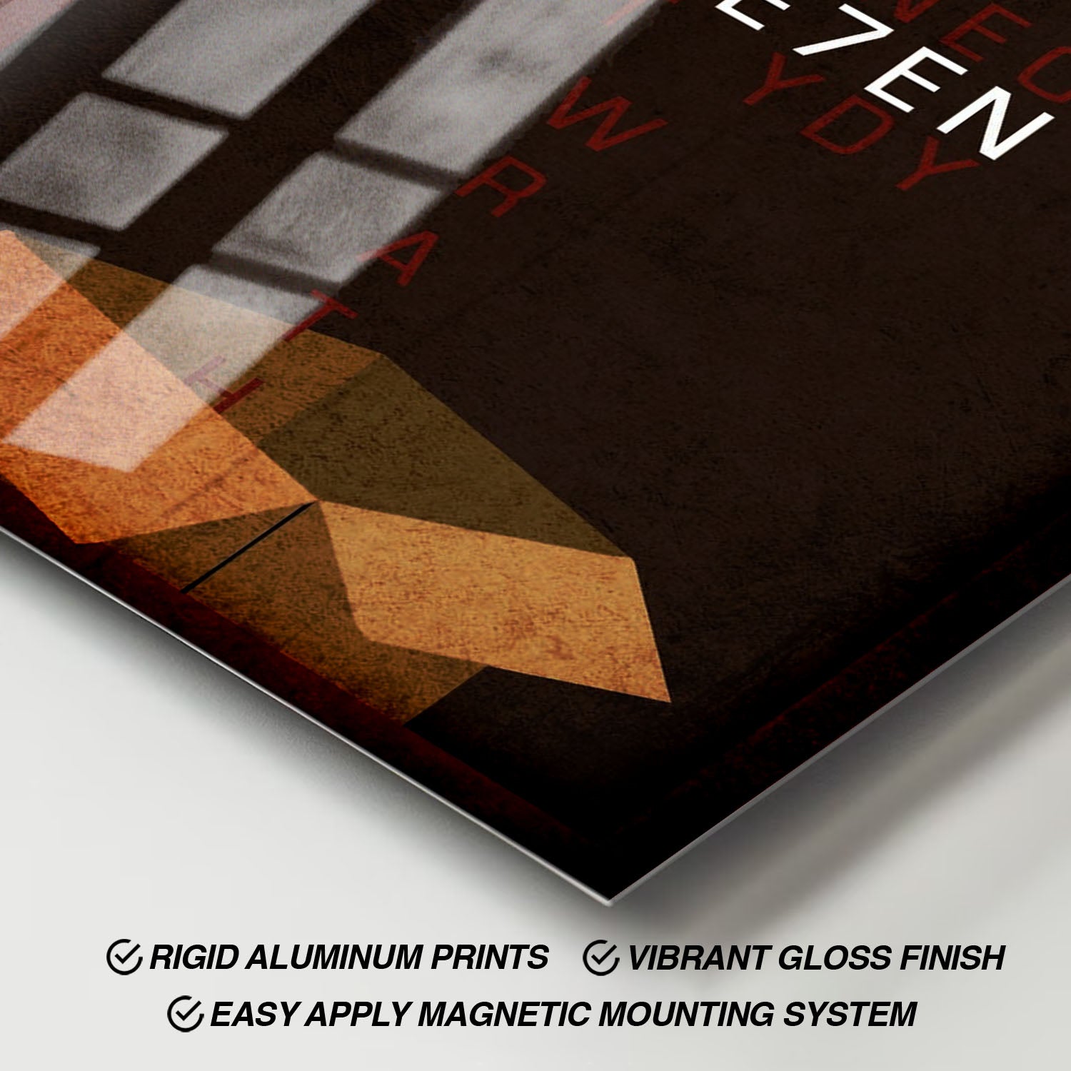 Flex Designs Metal Poster Se7en Minimalist 11 x 17" Home Goods - Movie 1995 Movie Metal Poster