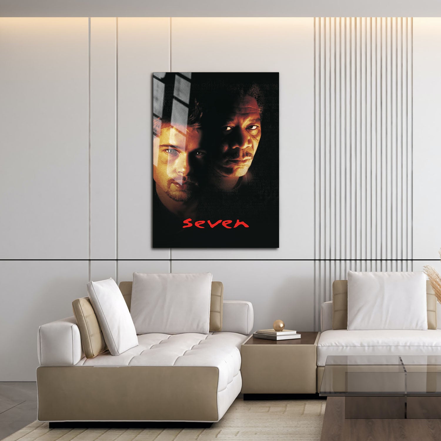 Flex Designs Metal Poster Se7en 16 x 24" Home Goods - Movie 1995 Movie Metal Poster