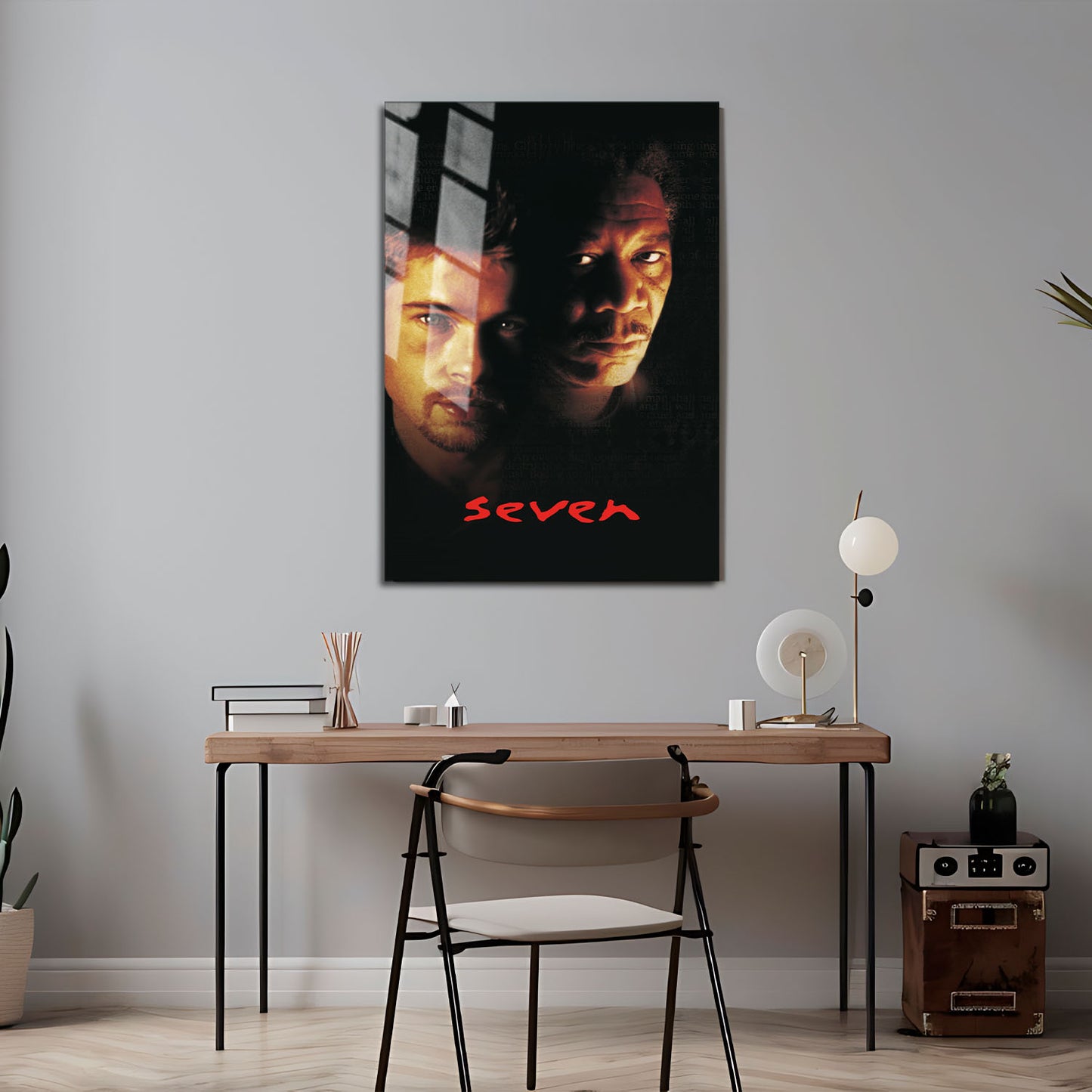 Flex Designs Metal Poster Se7en 5 x 7" Home Goods - Movie 1995 Movie Metal Poster