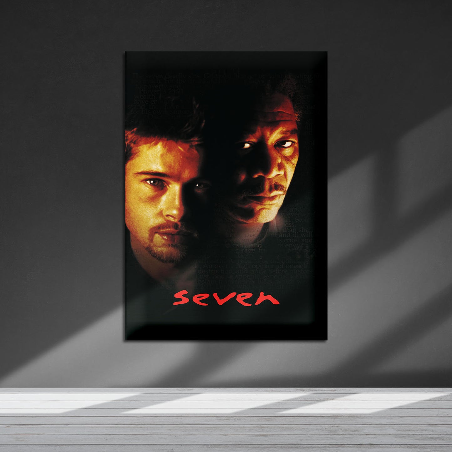 Flex Designs Metal Poster Se7en 5 x 7" Home Goods - Movie 1995 Movie Metal Poster