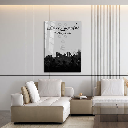 Flex Designs Metal Poster Seven Samurai 16 x 24" Home Goods - Movie 1954 Movie Metal Poster