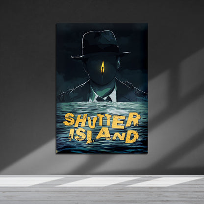 Flex Designs Metal Poster Shutter Island Cover 5 x 7" Home Goods - Movie 2010 Movie Metal Poster