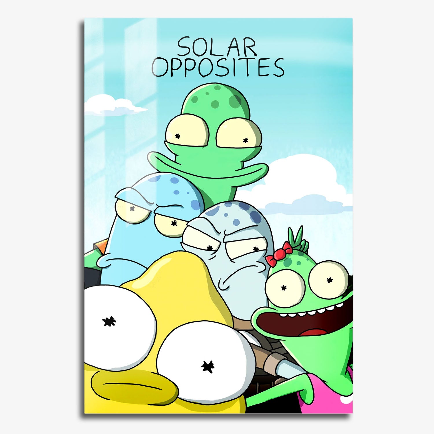 Flex Designs Metal Poster Solar Opposites Alternate 11 x 17" Home Goods - TV show 2020 TV show Metal Poster