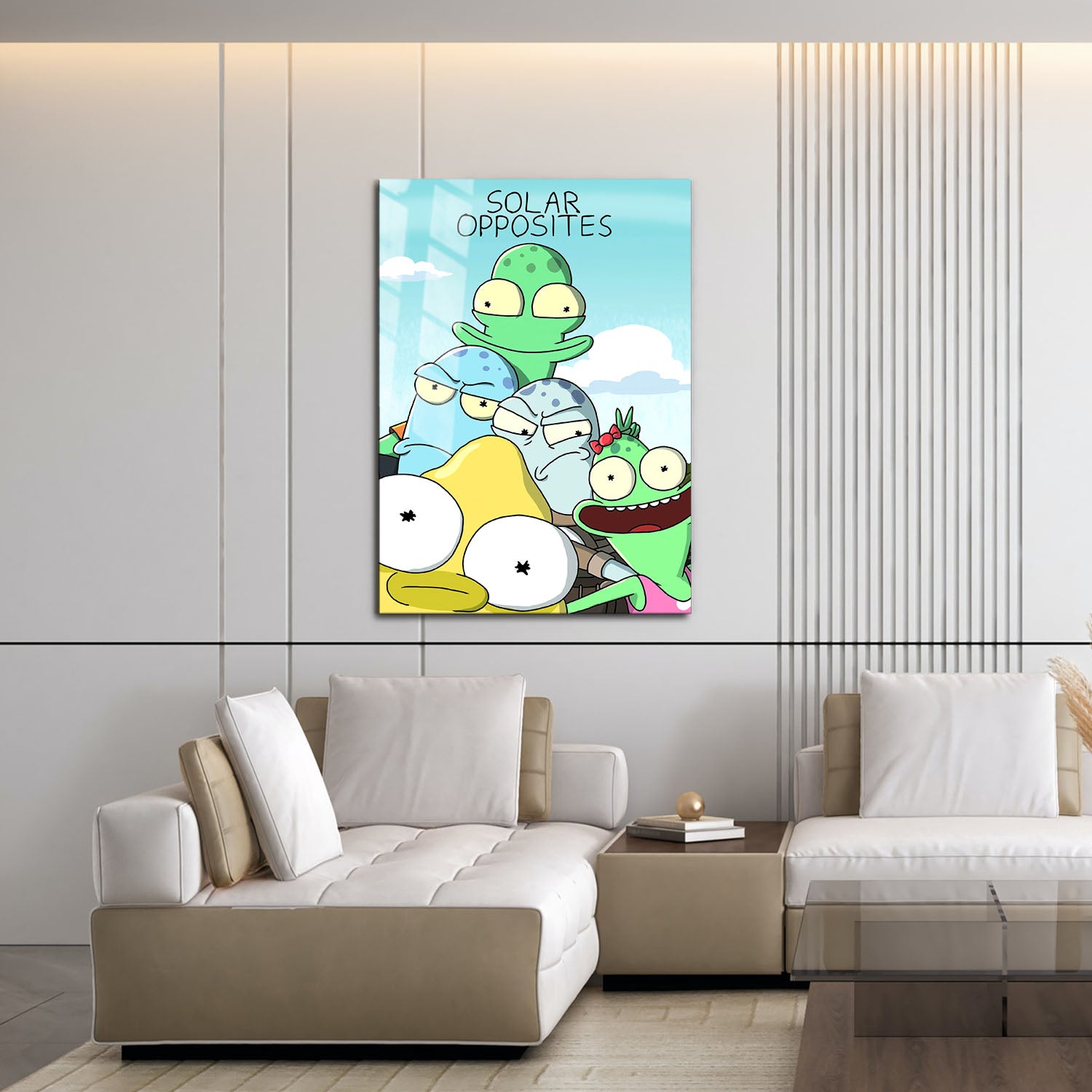 Flex Designs Metal Poster Solar Opposites Alternate 16 x 24" Home Goods - TV show 2020 TV show Metal Poster