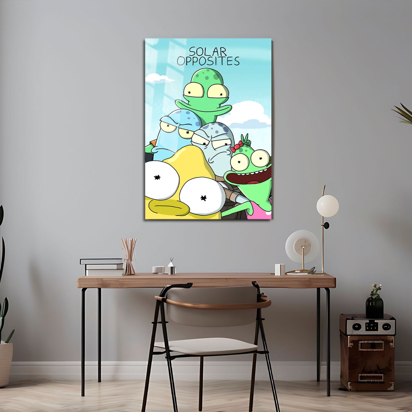 Flex Designs Metal Poster Solar Opposites Alternate 5 x 7" Home Goods - TV show 2020 TV show Metal Poster