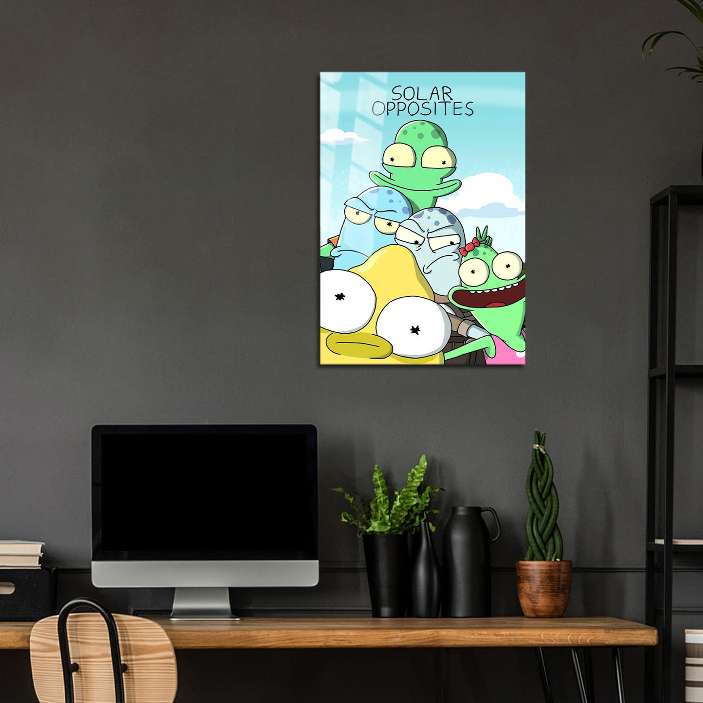 Flex Designs Metal Poster Solar Opposites Alternate 24 x 36" Home Goods - TV show 2020 TV show Metal Poster