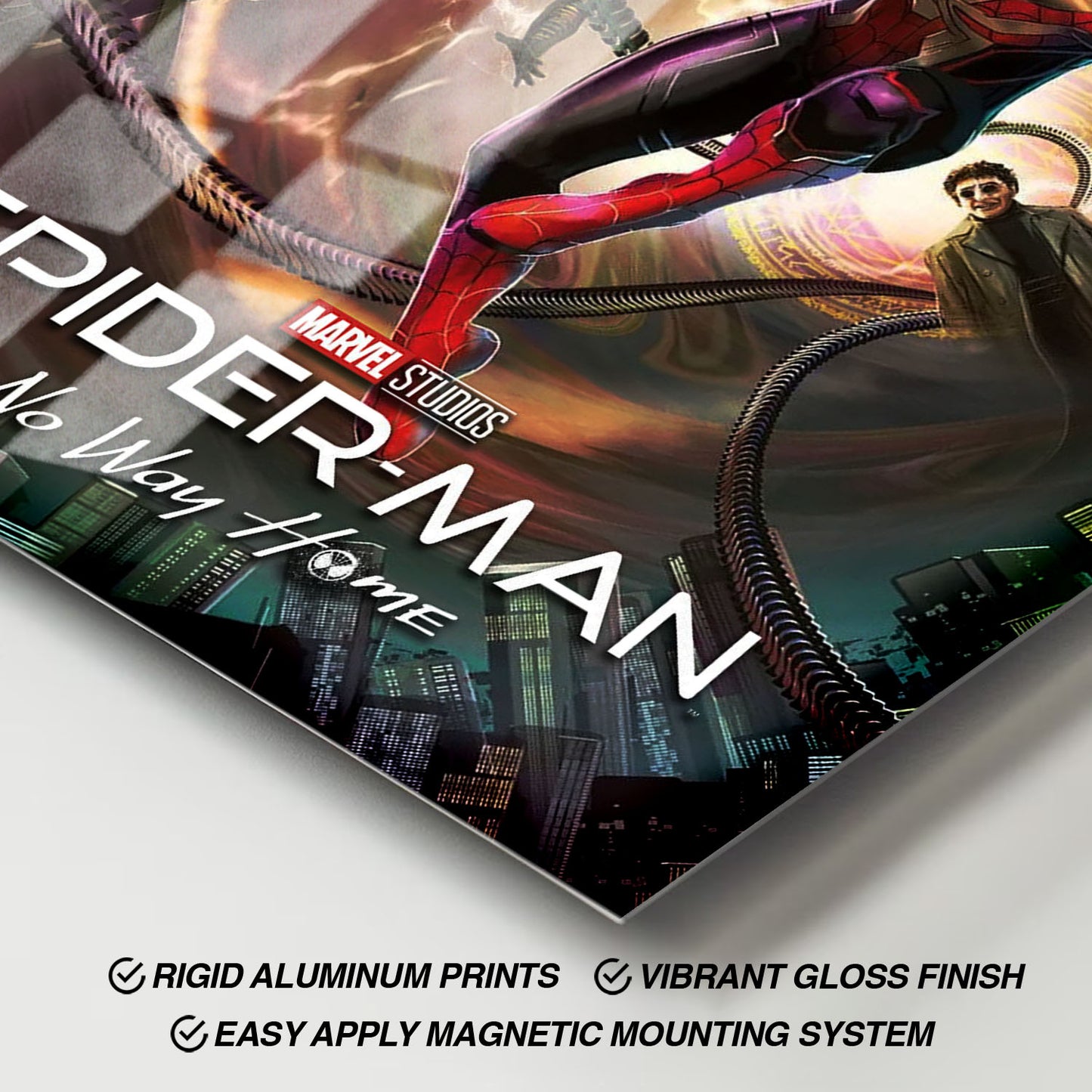 Flex Designs Metal Poster Spider-Man No Way Home Sketch 11 x 17" Home Goods - Movie 2021 Movie Metal Poster
