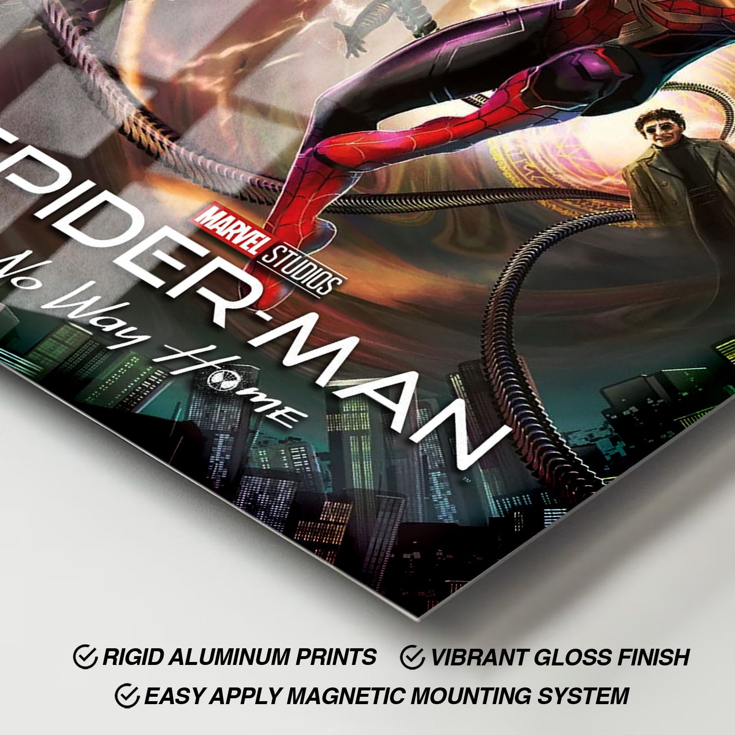 Flex Designs Metal Poster Spider-Man No Way Home Sketch 11 x 17" Home Goods - Movie 2021 Movie Metal Poster