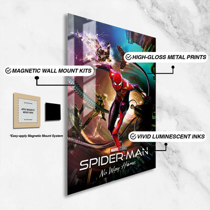 Flex Designs Metal Poster Spider-Man No Way Home Sketch 16 x 24" Home Goods - Movie 2021 Movie Metal Poster