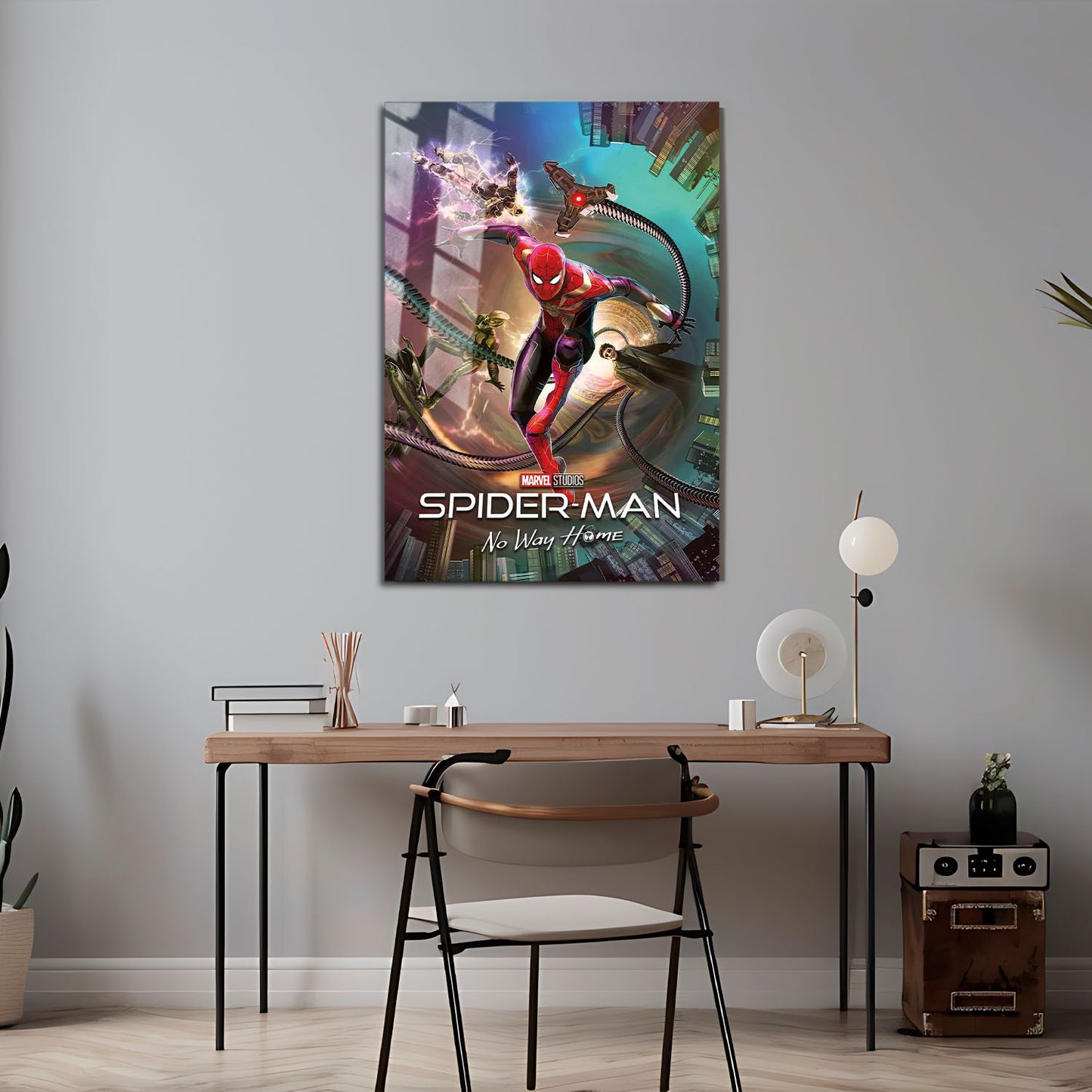Flex Designs Metal Poster Spider-Man No Way Home Sketch 5 x 7" Home Goods - Movie 2021 Movie Metal Poster