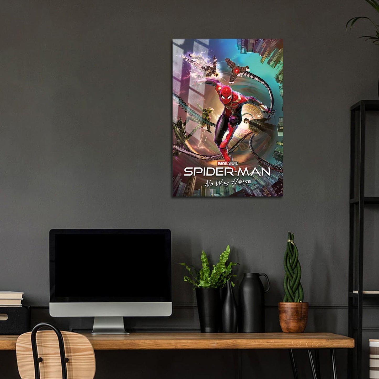 Flex Designs Metal Poster Spider-Man No Way Home Sketch 24 x 36" Home Goods - Movie 2021 Movie Metal Poster