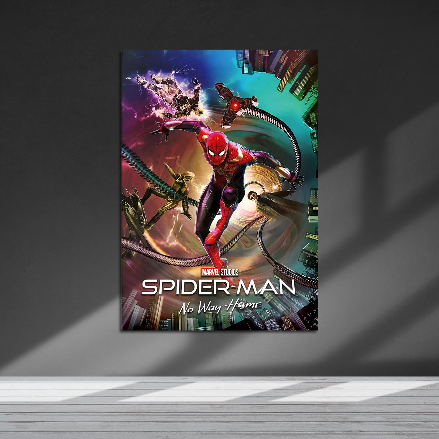 Flex Designs Metal Poster Spider-Man No Way Home Sketch 5 x 7" Home Goods - Movie 2021 Movie Metal Poster