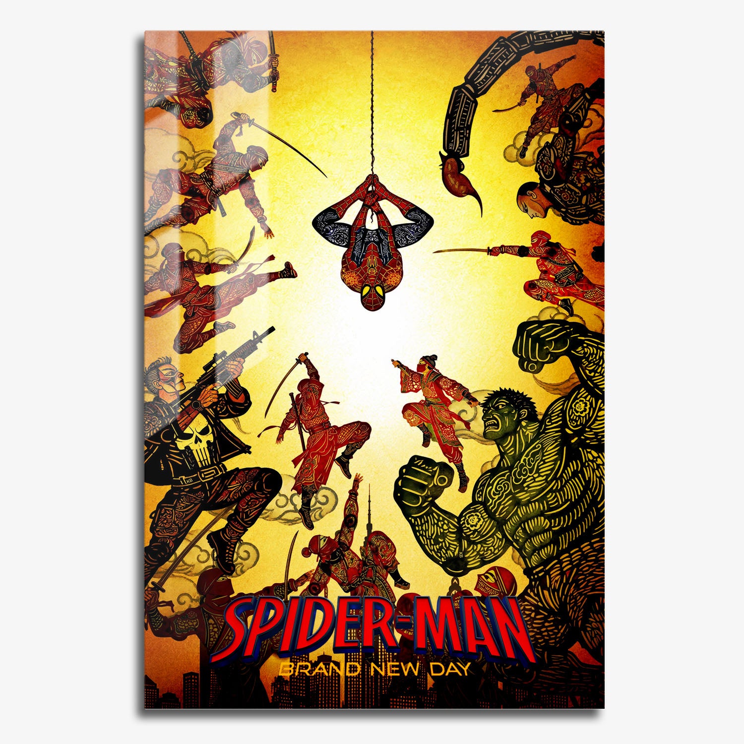 Flex Designs Metal Poster SpiderMan Brand New Day Alternate 11 x 17" Home Goods - Movie 2026 Movie Metal Poster