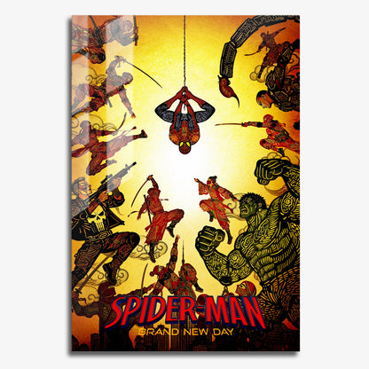 Flex Designs Metal Poster SpiderMan Brand New Day Alternate 11 x 17" Home Goods - Movie 2026 Movie Metal Poster