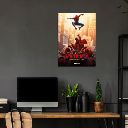 Flex Designs Metal Poster SpiderMan Brand New Day Theatrical 24 x 36" Home Goods - Movie 2026 Movie Metal Poster