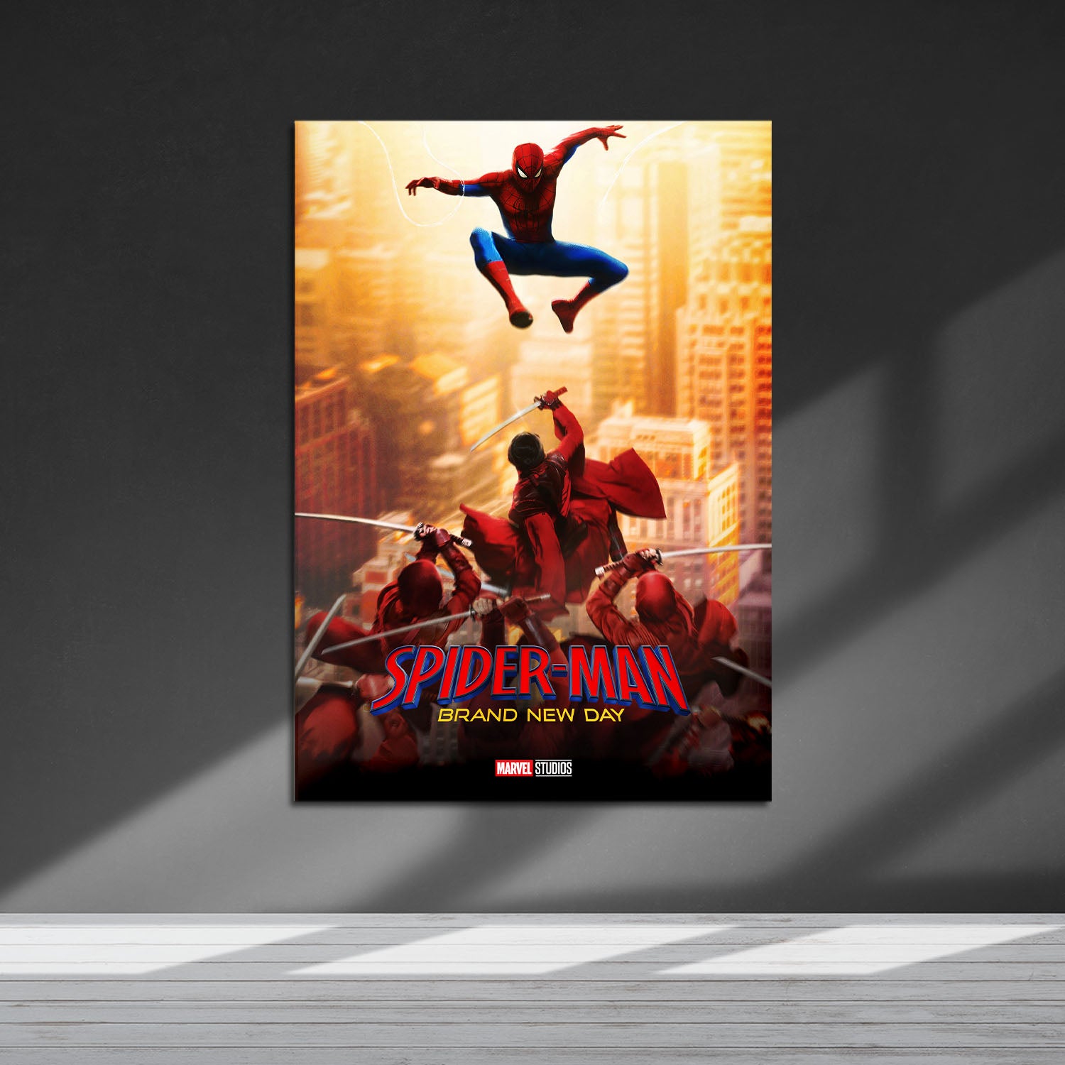 Flex Designs Metal Poster SpiderMan Brand New Day Theatrical 5 x 7" Home Goods - Movie 2026 Movie Metal Poster