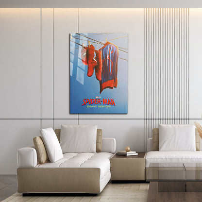 Flex Designs Metal Poster SpiderMan Brand New Day Suit 16 x 24" Home Goods - Movie 2026 Movie Metal Poster