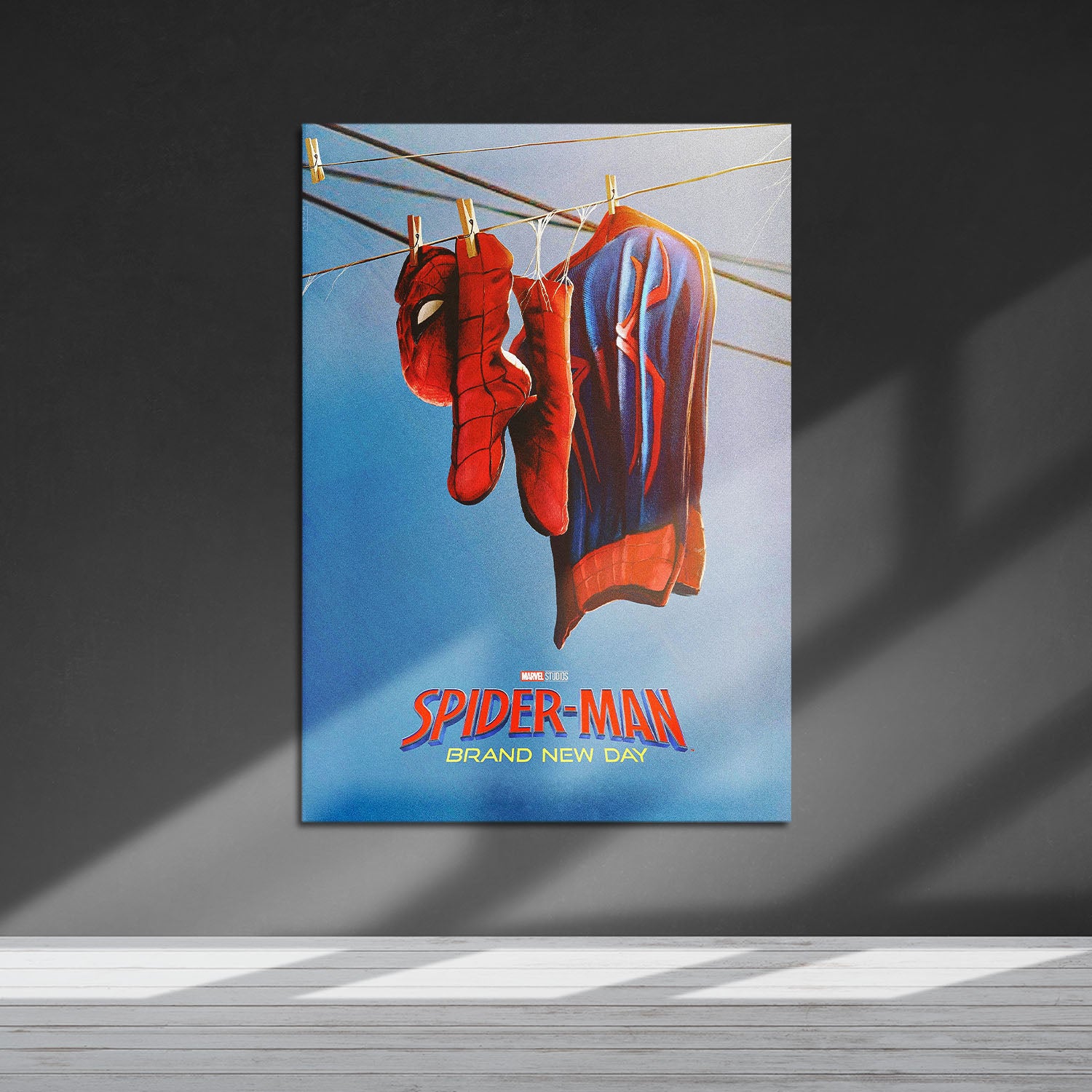 Flex Designs Metal Poster SpiderMan Brand New Day Suit 5 x 7" Home Goods - Movie 2026 Movie Metal Poster