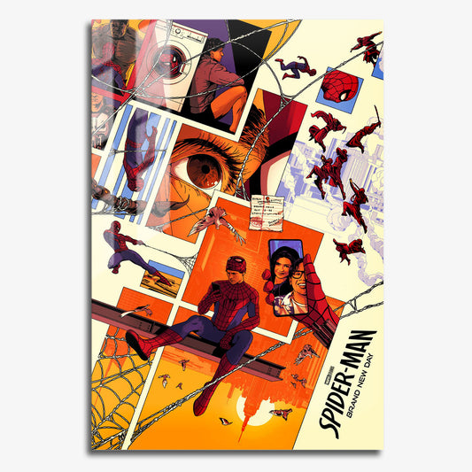 Flex Designs Metal Poster SpiderMan Brand New Day World 11 x 17" Home Goods - Movie 2026 Movie Metal Poster