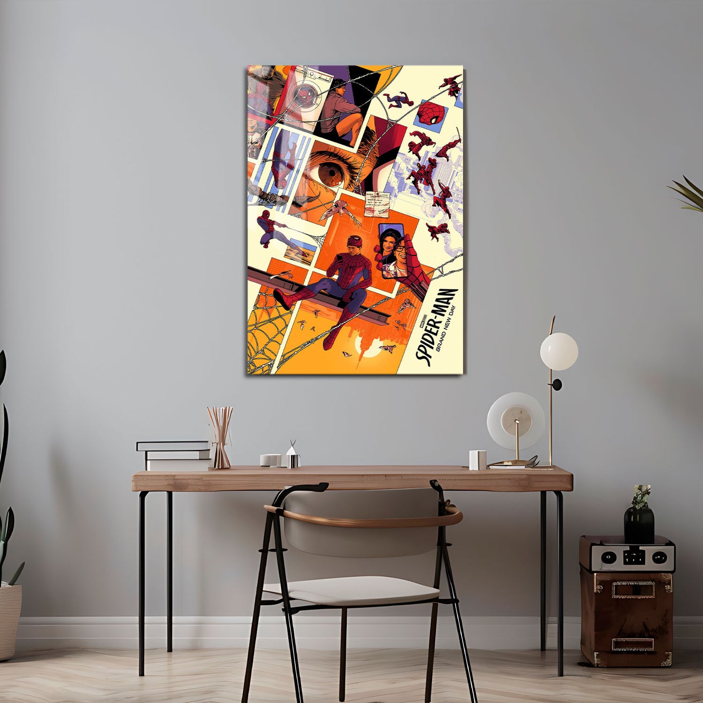 Flex Designs Metal Poster SpiderMan Brand New Day World 5 x 7" Home Goods - Movie 2026 Movie Metal Poster