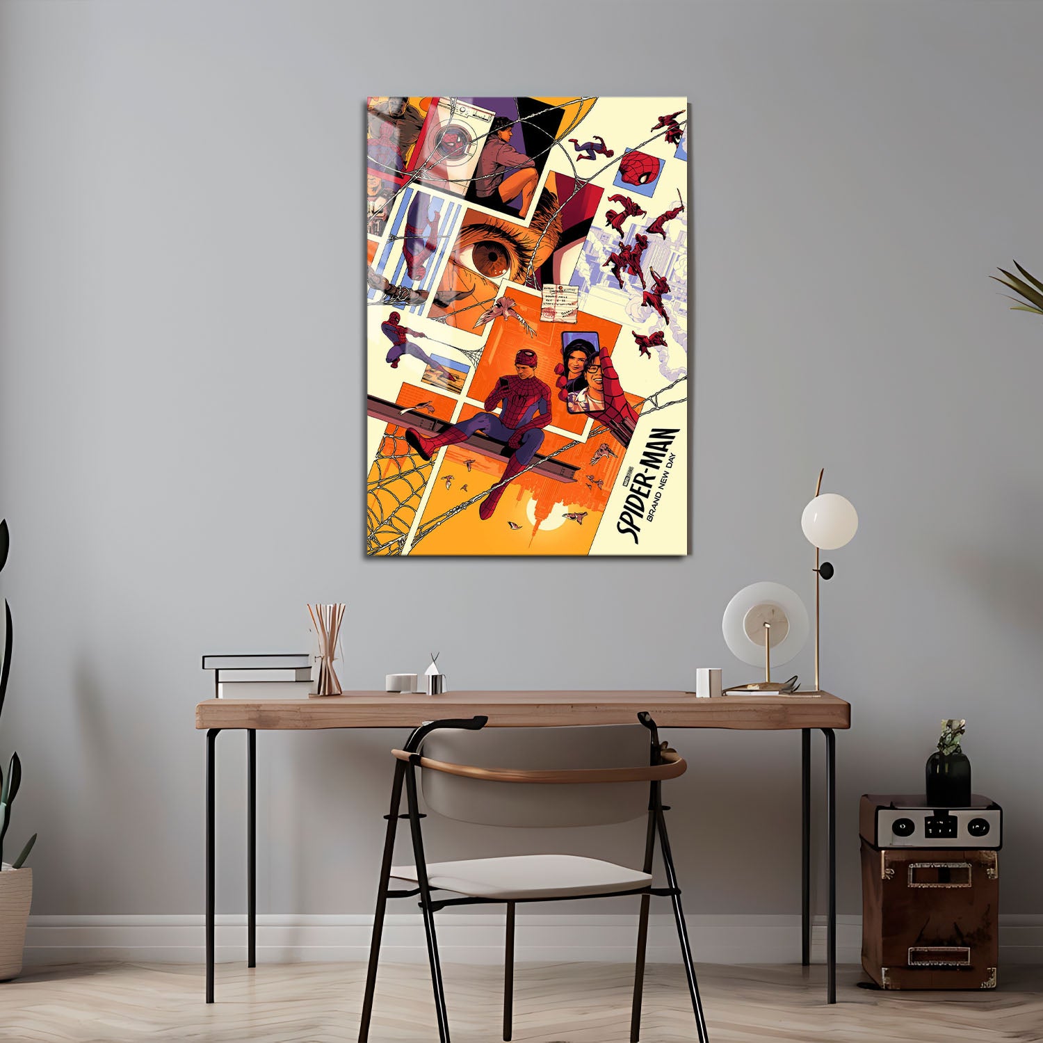 Flex Designs Metal Poster SpiderMan Brand New Day World 5 x 7" Home Goods - Movie 2026 Movie Metal Poster