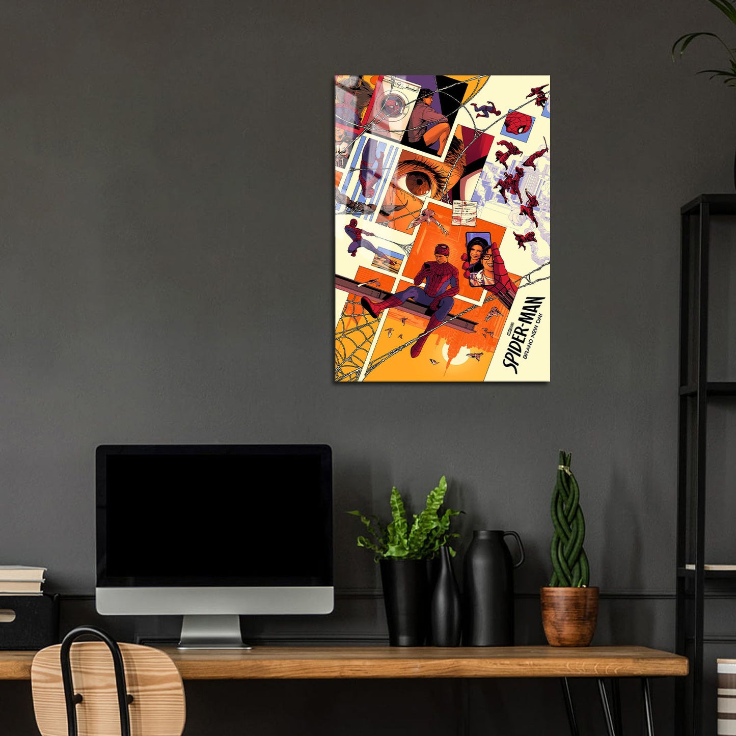 Flex Designs Metal Poster SpiderMan Brand New Day World 24 x 36" Home Goods - Movie 2026 Movie Metal Poster