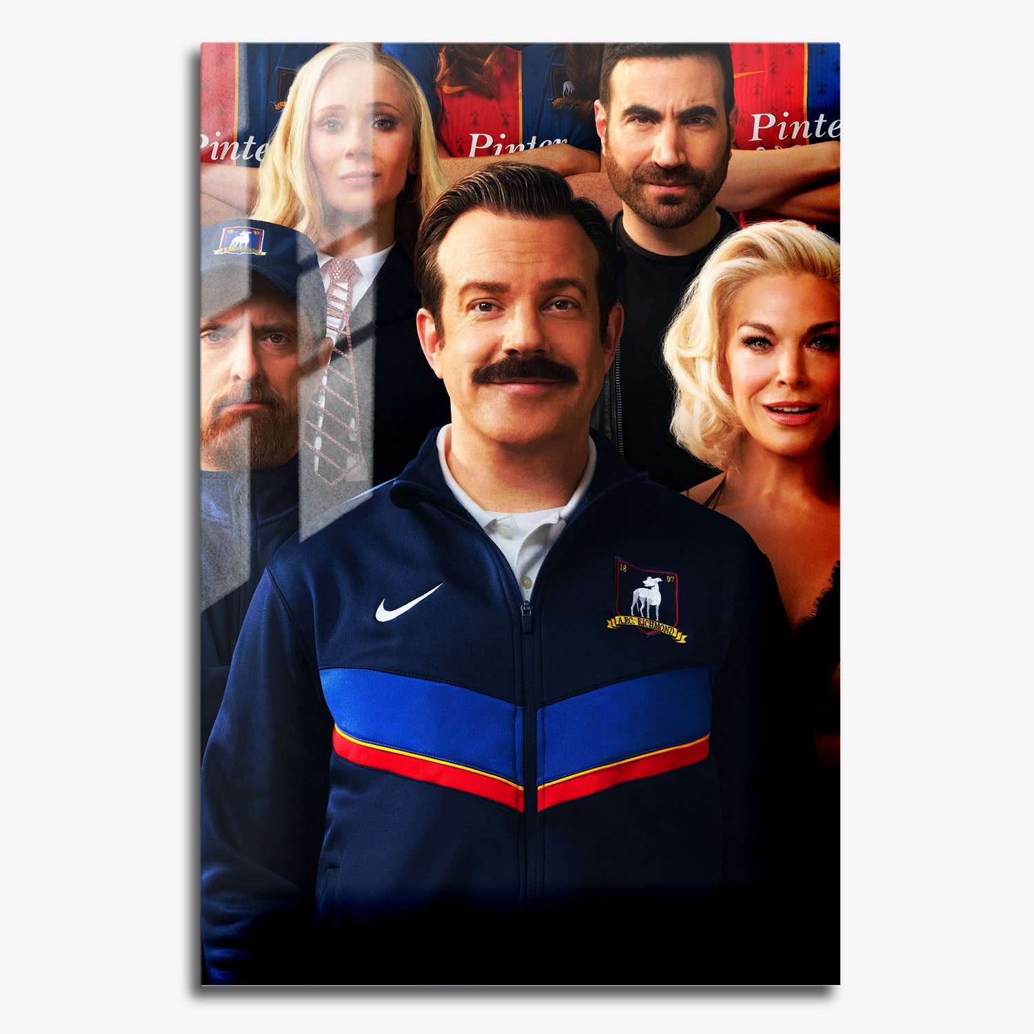 Flex Designs Metal Poster Ted Lasso Cover 11 x 17" Home Goods - TV show 2020 TV show Metal Poster
