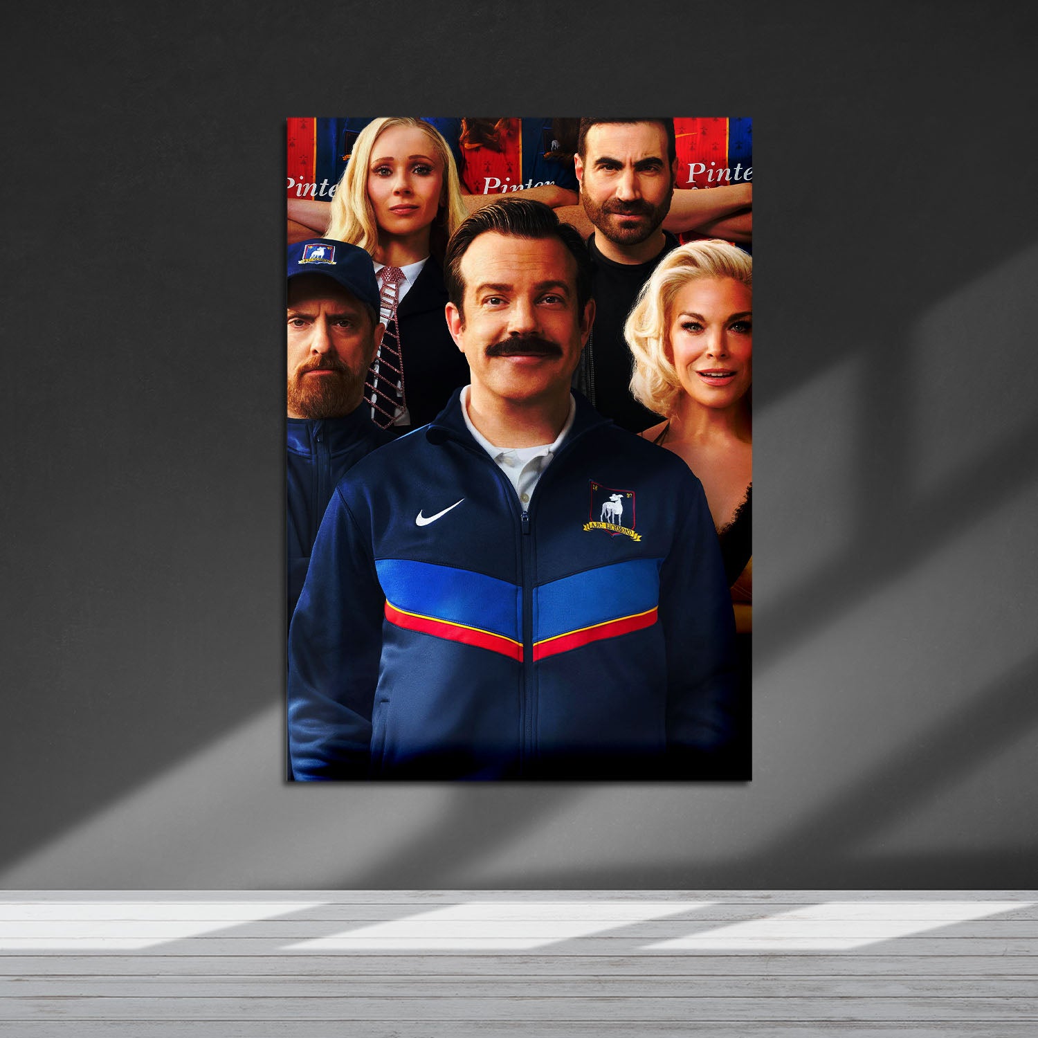 Flex Designs Metal Poster Ted Lasso Cover 5 x 7" Home Goods - TV show 2020 TV show Metal Poster