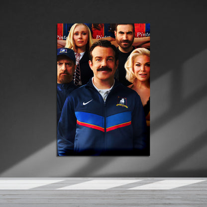 Flex Designs Metal Poster Ted Lasso Cover 5 x 7" Home Goods - TV show 2020 TV show Metal Poster