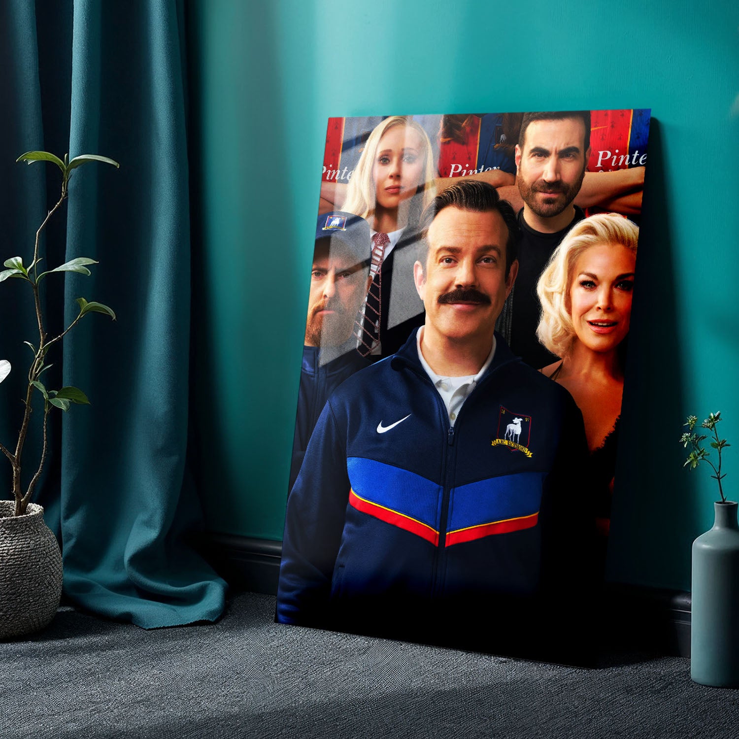 Flex Designs Metal Poster Ted Lasso Cover 24 x 36" Home Goods - TV show 2020 TV show Metal Poster