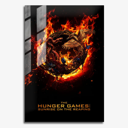Flex Designs Metal Poster The Hunger Games Sunrise on the Reaping Minimalist 11 x 17" Home Goods - Movie 2026 Movie Metal Poster