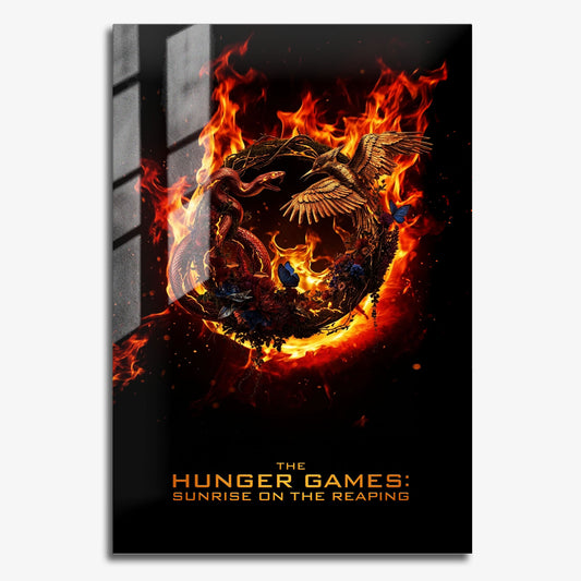 Flex Designs Metal Poster The Hunger Games Sunrise on the Reaping Minimalist 11 x 17" Home Goods - Movie 2026 Movie Metal Poster