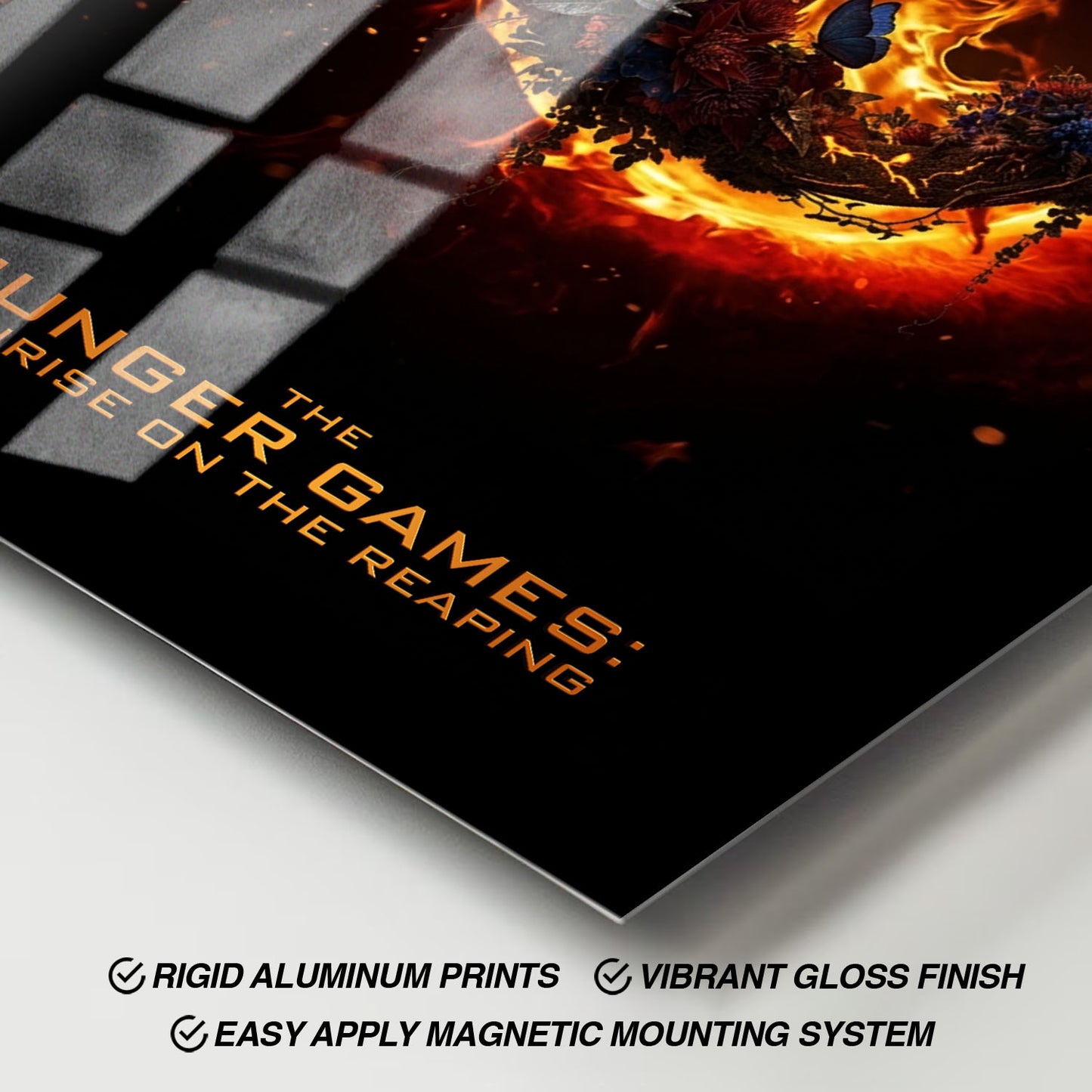 Flex Designs Metal Poster The Hunger Games Sunrise on the Reaping Minimalist 11 x 17" Home Goods - Movie 2026 Movie Metal Poster