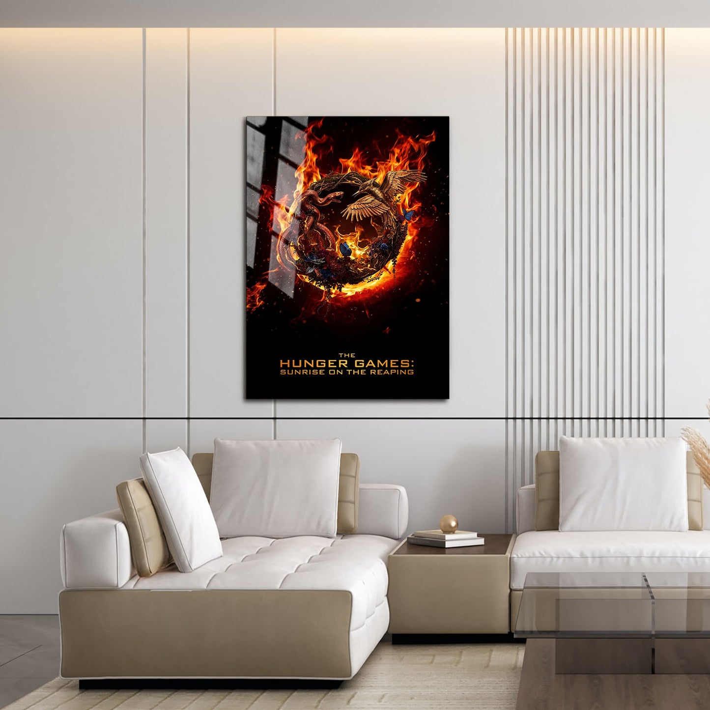 Flex Designs Metal Poster The Hunger Games Sunrise on the Reaping Minimalist 16 x 24" Home Goods - Movie 2026 Movie Metal Poster