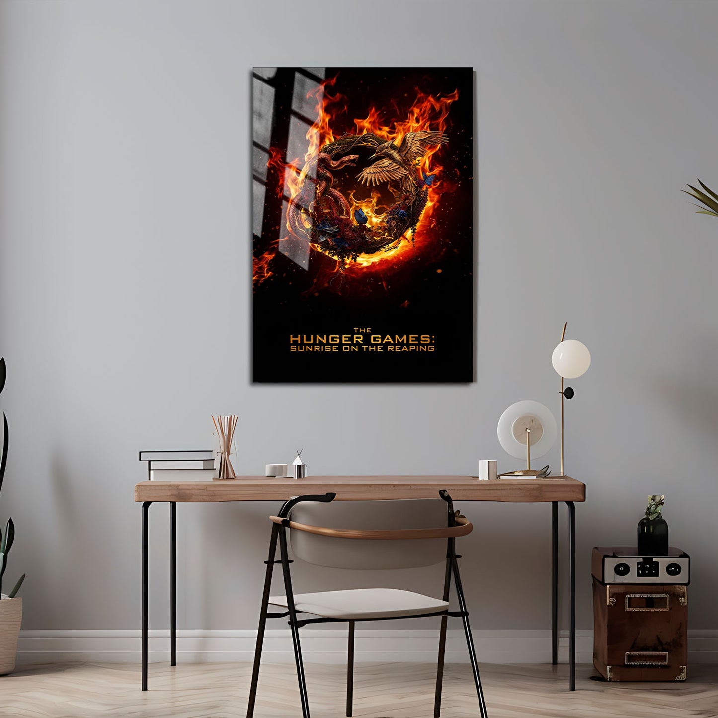 Flex Designs Metal Poster The Hunger Games Sunrise on the Reaping Minimalist 5 x 7" Home Goods - Movie 2026 Movie Metal Poster