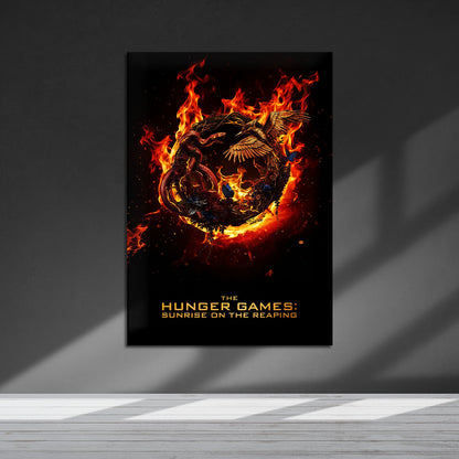 Flex Designs Metal Poster The Hunger Games Sunrise on the Reaping Minimalist 5 x 7" Home Goods - Movie 2026 Movie Metal Poster