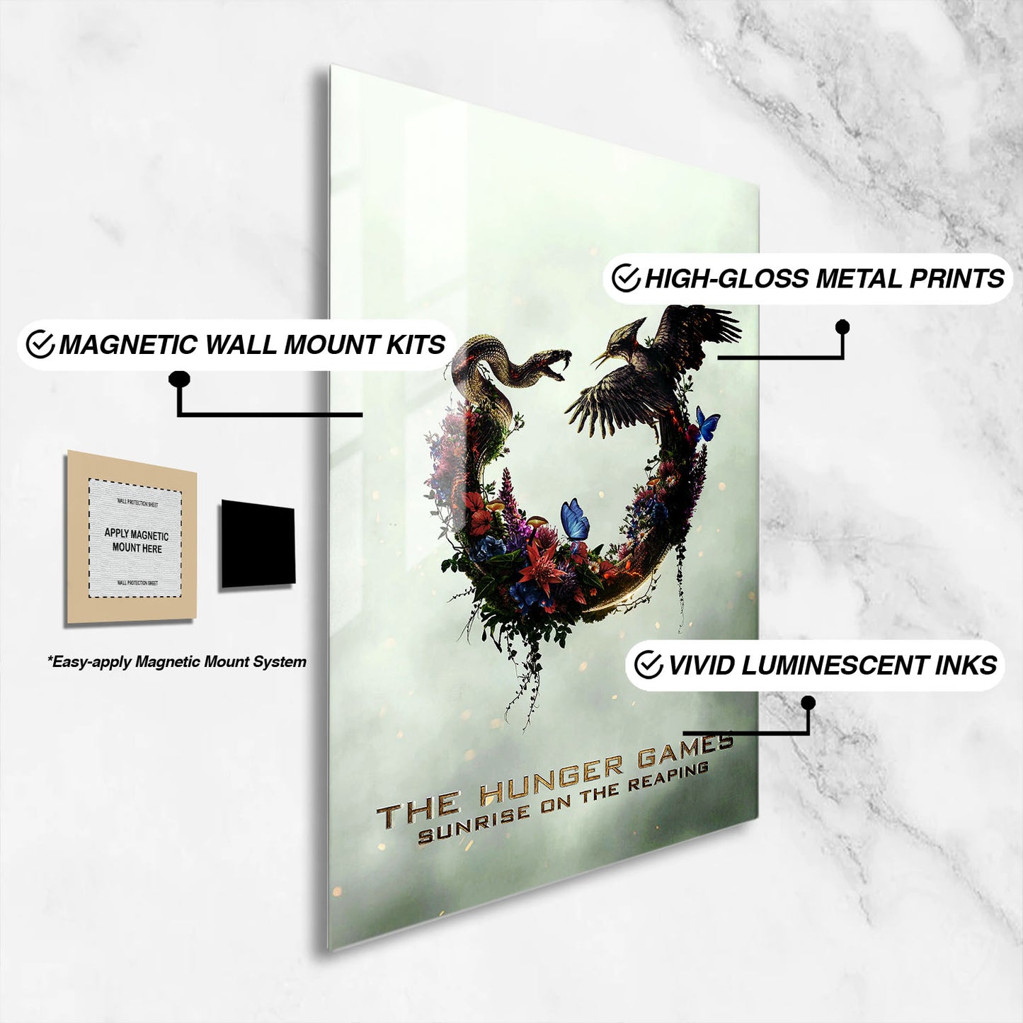 Flex Designs Metal Poster The Hunger Games Sunrise on the Reaping Theatrical 16 x 24" Home Goods - Movie 2026 Movie Metal Poster