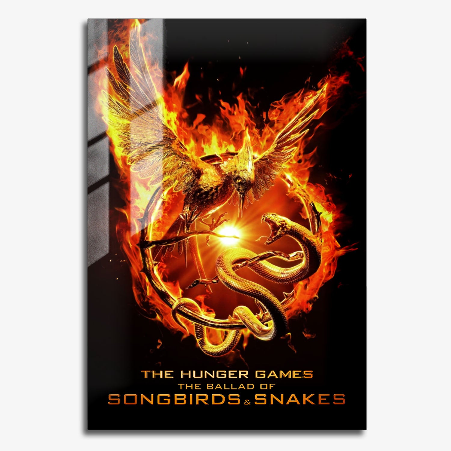 Flex Designs Metal Poster The Hunger Games The Ballad of Songbirds & Snakes Minimalist 11 x 17" Home Goods - Movie 2023 Movie Metal Poster