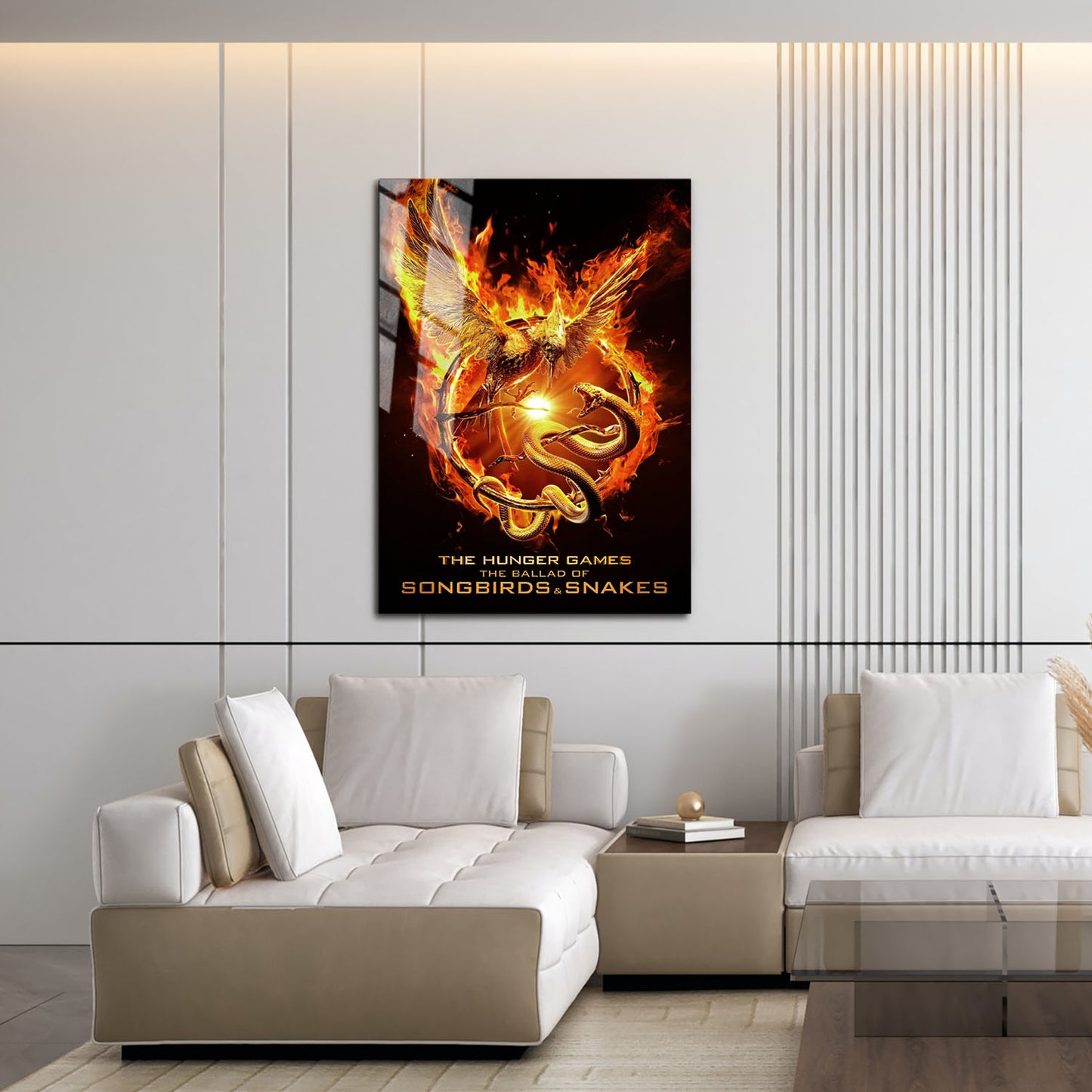 Flex Designs Metal Poster The Hunger Games The Ballad of Songbirds & Snakes Minimalist 16 x 24" Home Goods - Movie 2023 Movie Metal Poster