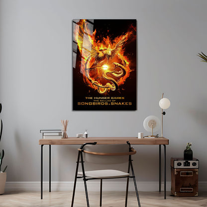 Flex Designs Metal Poster The Hunger Games The Ballad of Songbirds & Snakes Minimalist 5 x 7" Home Goods - Movie 2023 Movie Metal Poster