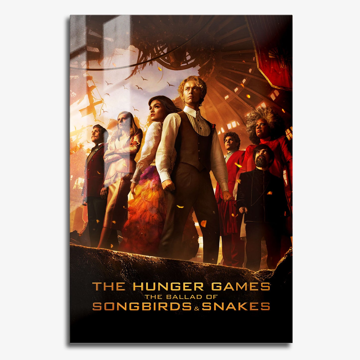 Flex Designs Metal Poster The Hunger Games The Ballad of Songbirds & Snakes 11 x 17" Home Goods - Movie 2023 Movie Metal Poster